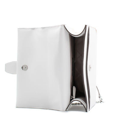 Sac à bandoulière en cuir blanc Michael Kors
