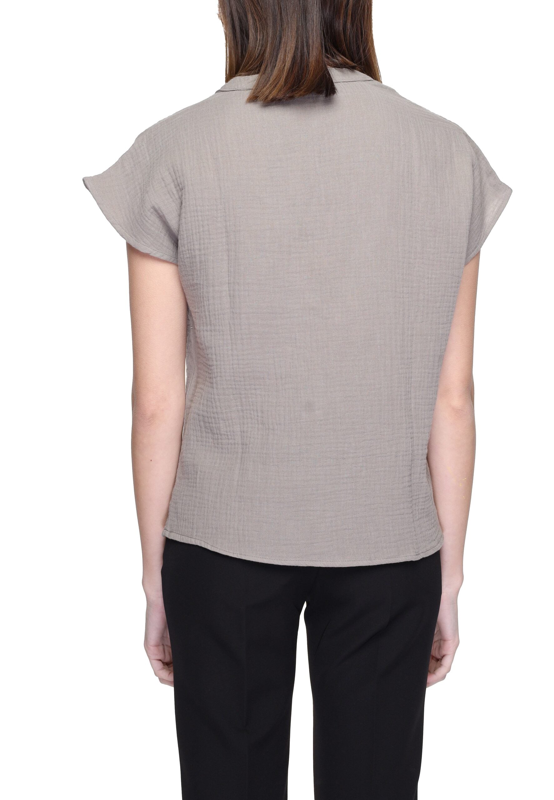 Blouse en coton beige Jacqueline De Yong