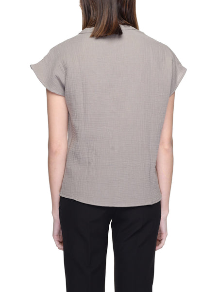 Blusa in cotone beige Jacqueline De Yong