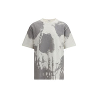 T-shirt in cotone bianca Alexander McQueen