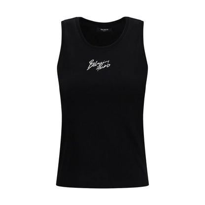 T-shirt Balmain in cotone nero