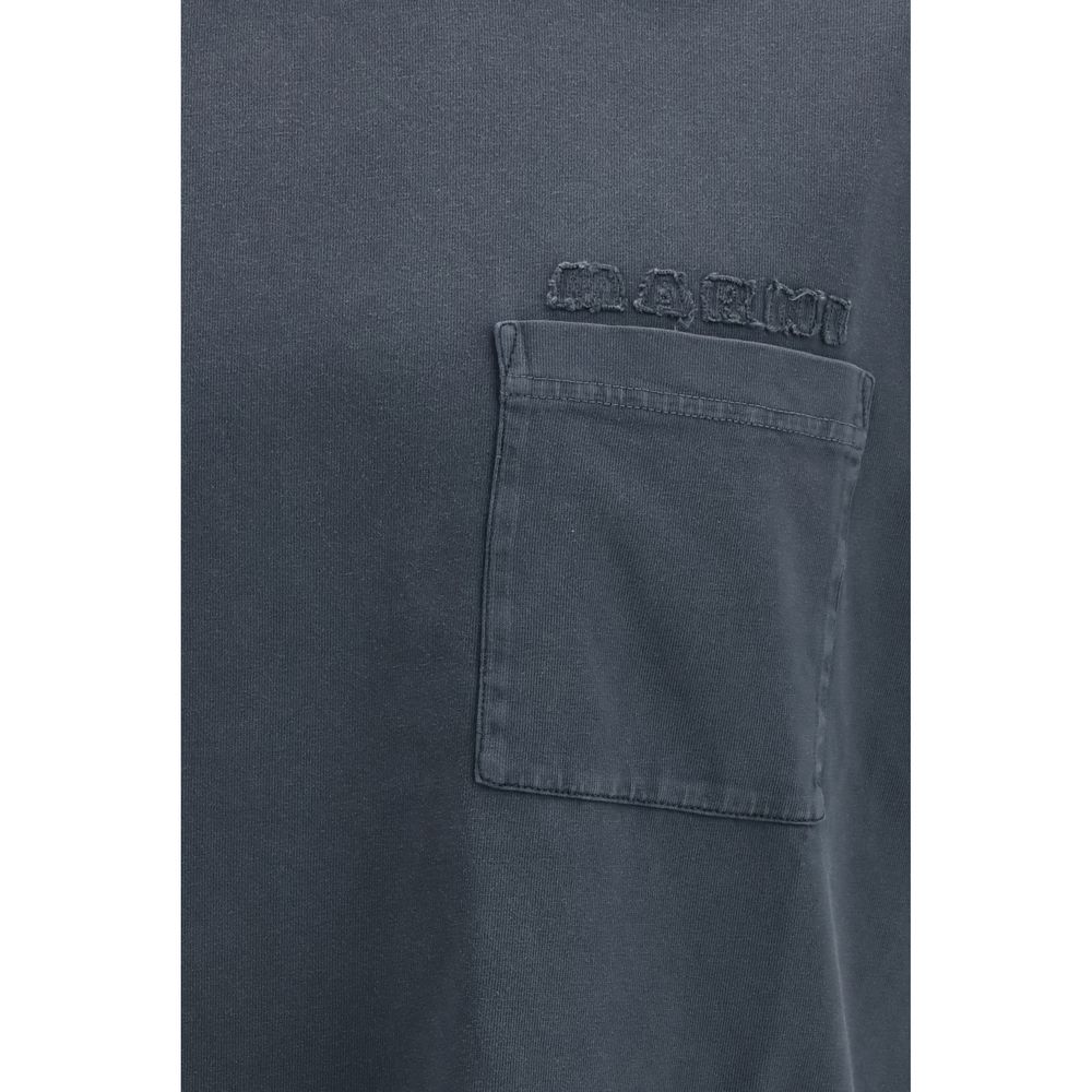T-shirt in cotone nero Marni