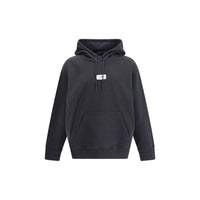 Felpa MM6 in Cotone Nero