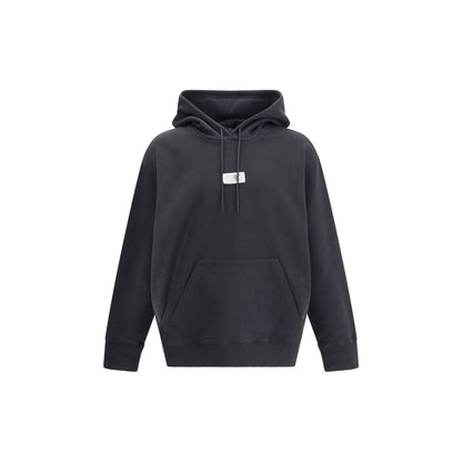 Felpa MM6 in Cotone Nero