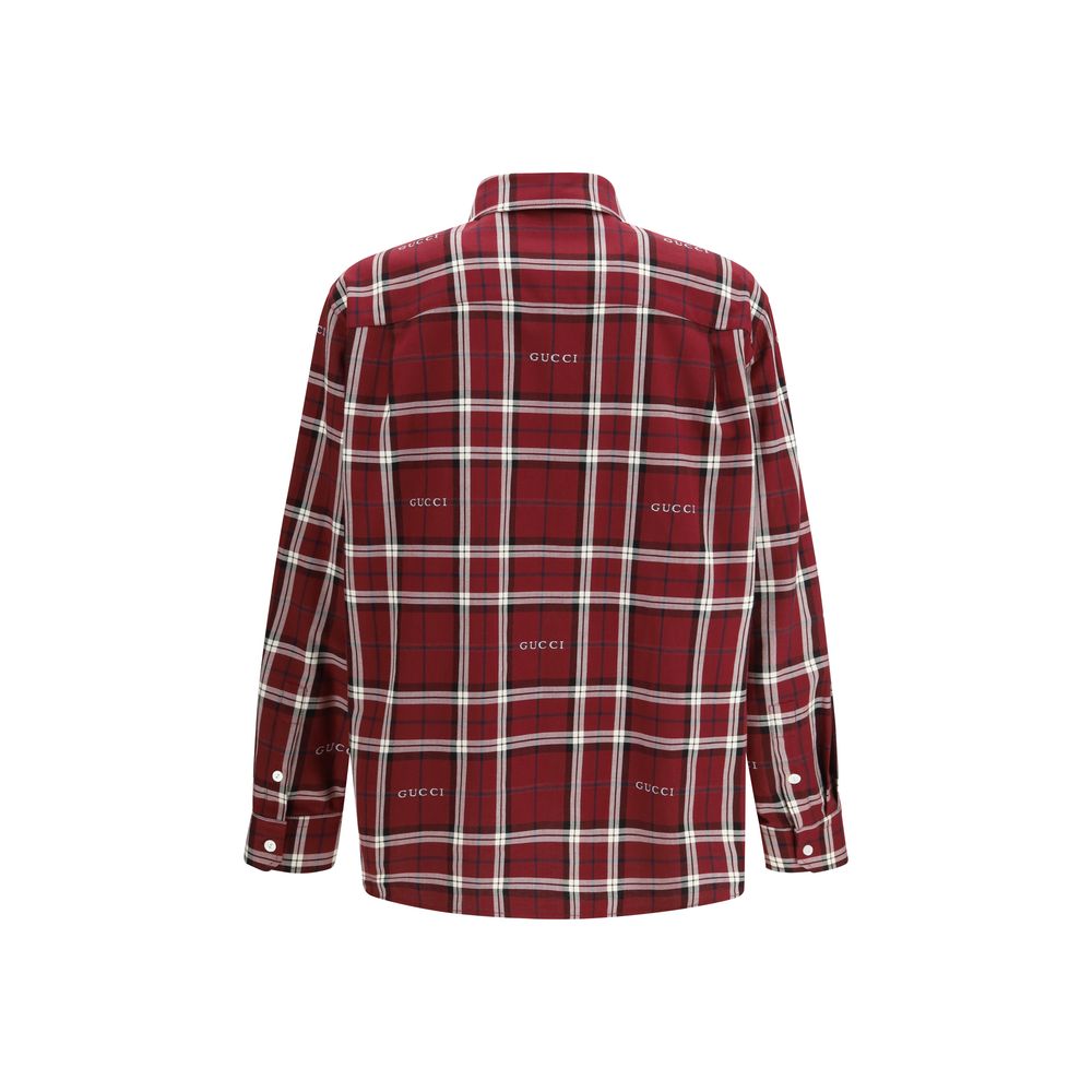 Camicia fantasia Gucci in cotone multicolor