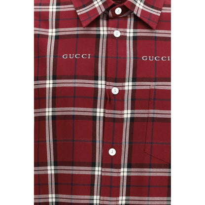 Camicia fantasia Gucci in cotone multicolor