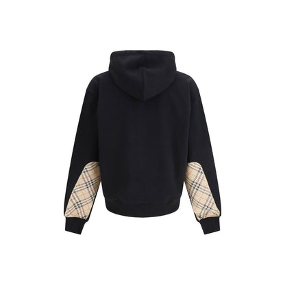 Felpa in cotone nero Burberry