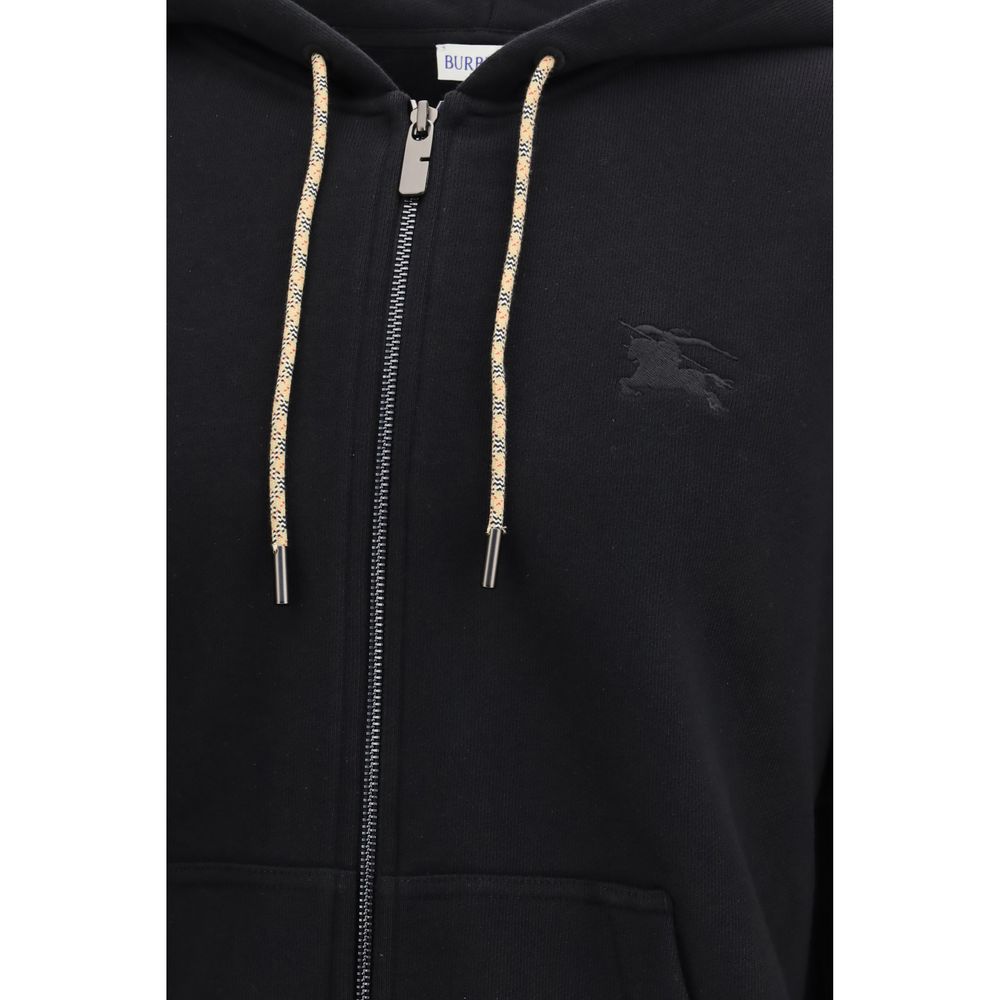 Felpa in cotone nero Burberry