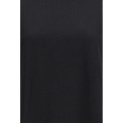 T-Shirt Nera in Cotone Loulou De Saison