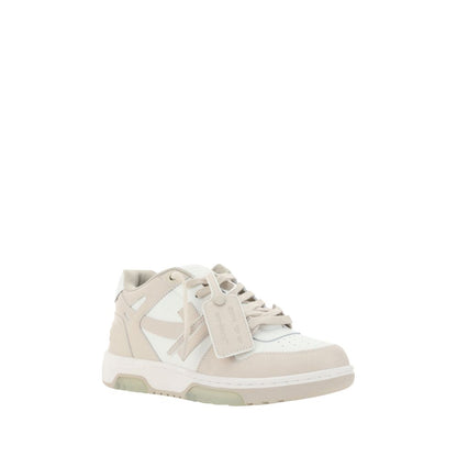 Sneakers Basse Off-White Beige in Poliestere