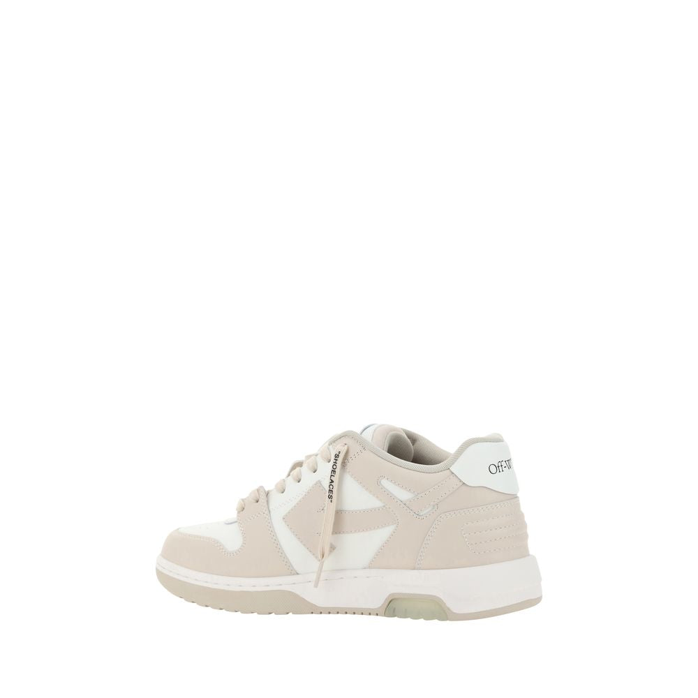Sneakers Basse Off-White Beige in Poliestere
