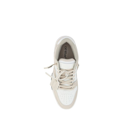 Sneakers Basse Off-White Beige in Poliestere