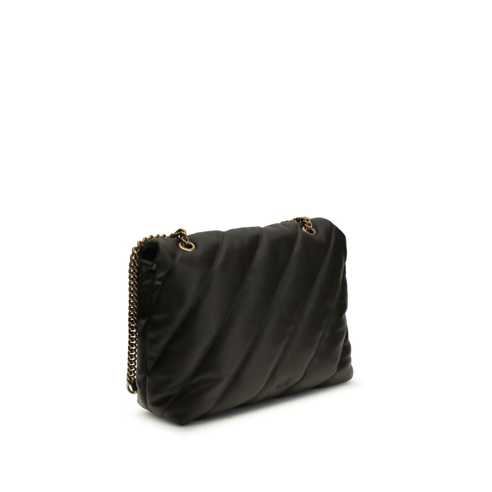 Sac porté épaule PINKO en cuir de veau bicolore