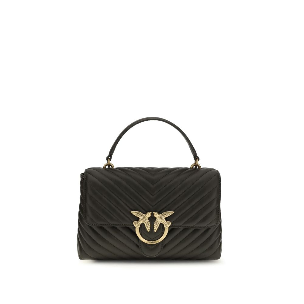 Sac à main PINKO bicolore en cuir de veau Bos Taurus