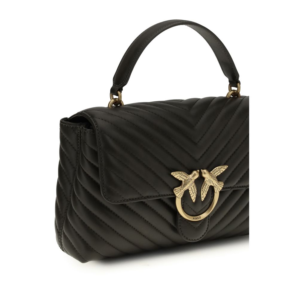 Sac à main PINKO bicolore en cuir de veau Bos Taurus