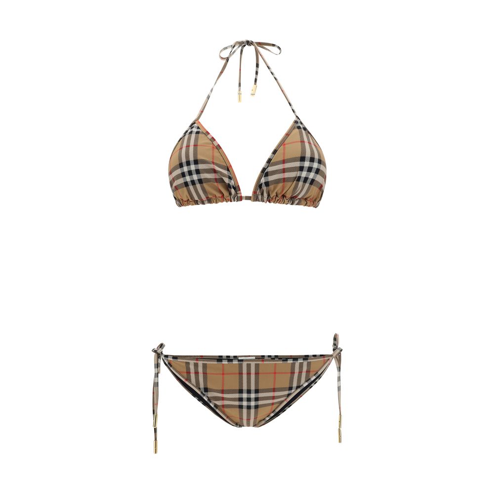 Bikini Burberry in Poliammide Marrone