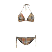 Bikini Burberry in Poliammide Marrone