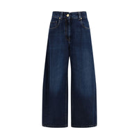 Brunello Cucinelli Jeans in Denim di Cotone Blu