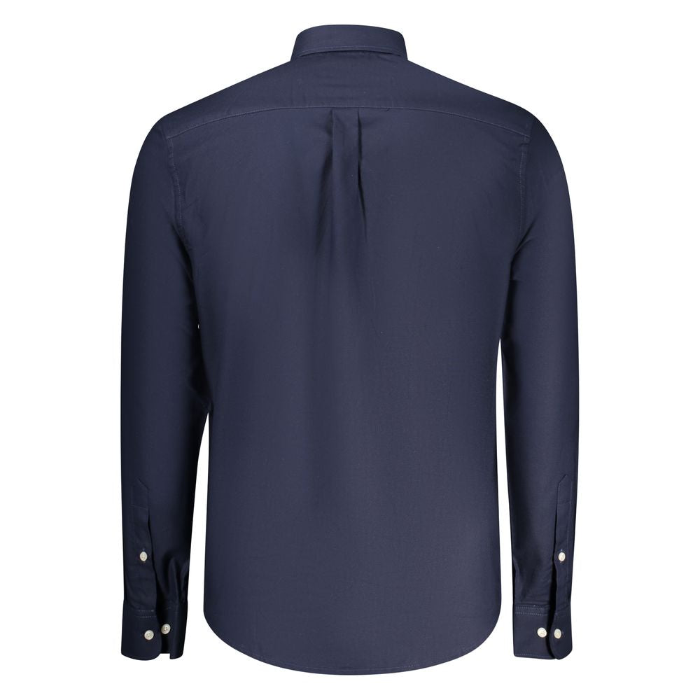 Norvegia 1963 Camicia da Uomo in Cotone Blu