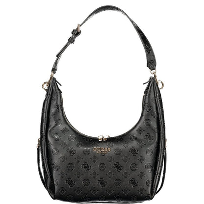 Borsa a mano da donna Guess Jeans in poliuretano nero