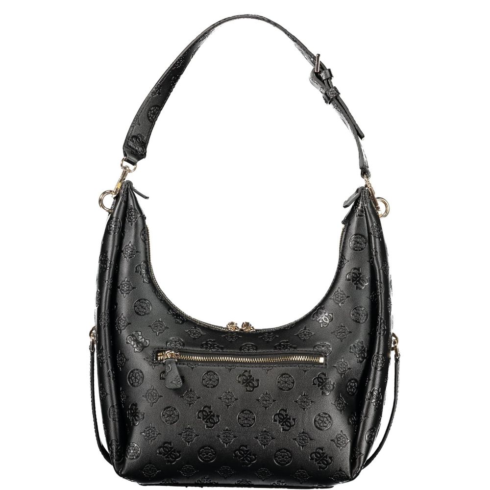 Borsa a mano da donna Guess Jeans in poliuretano nero