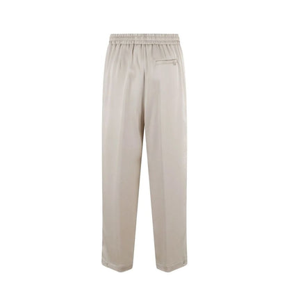 Pantalon décontracté Herno en acétate beige