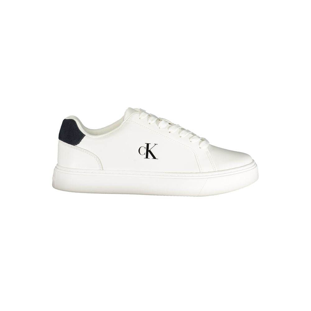 Baskets Calvin Klein en polyuréthane blanc pour homme