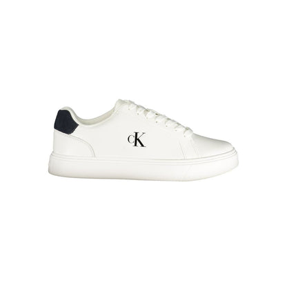 Baskets Calvin Klein en polyuréthane blanc pour homme