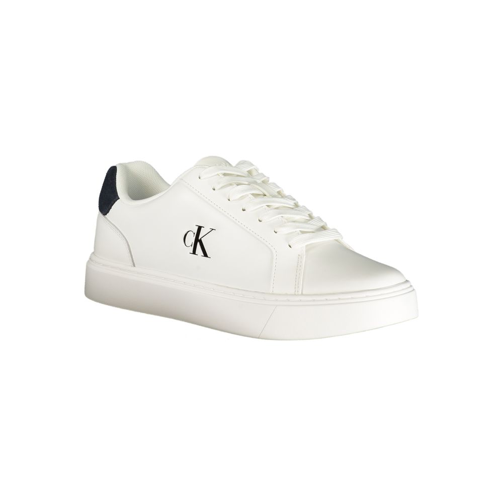 Baskets Calvin Klein en polyuréthane blanc pour homme
