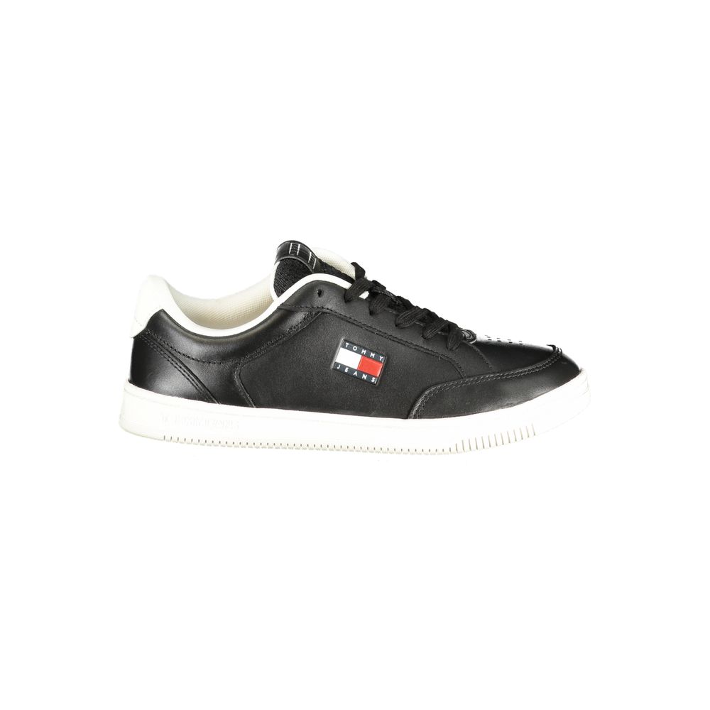 Baskets Tommy Hilfiger noires en polyuréthane pour homme