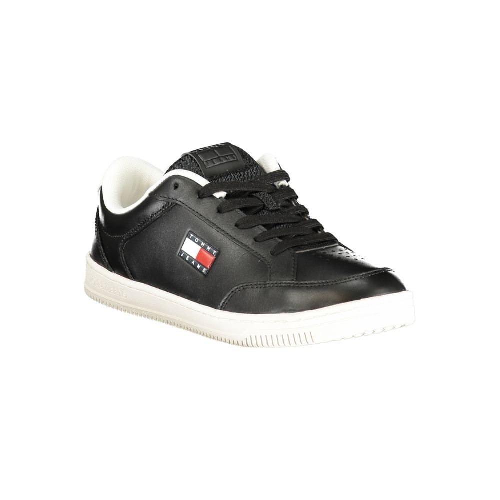 Baskets Tommy Hilfiger noires en polyuréthane pour homme