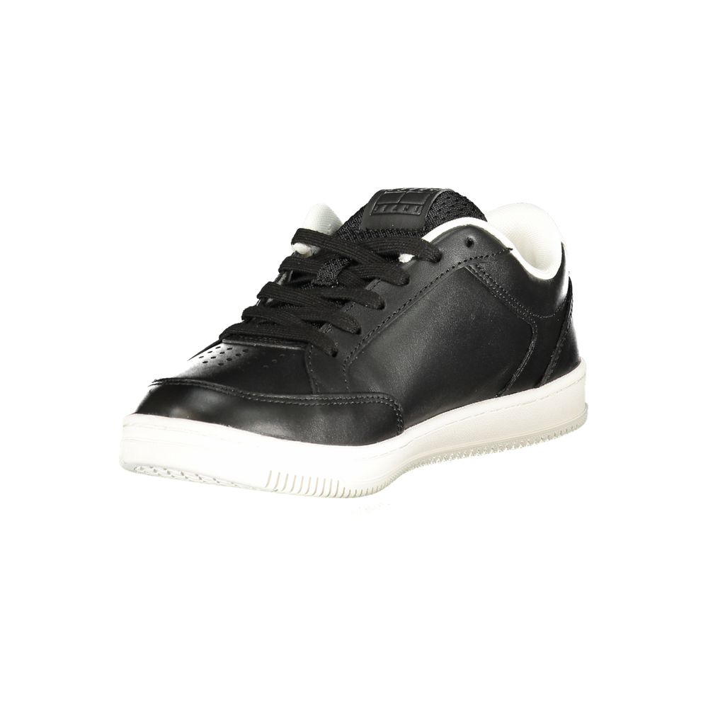 Baskets Tommy Hilfiger noires en polyuréthane pour homme