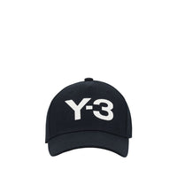 Casquette en coton noir Y-3 (Casquette de baseball)