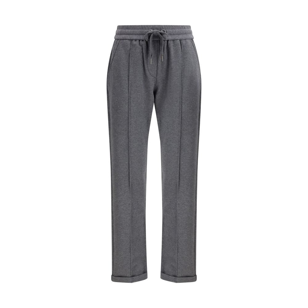 Pantaloni Casual Brunello Cucinelli In Cotone Grigio