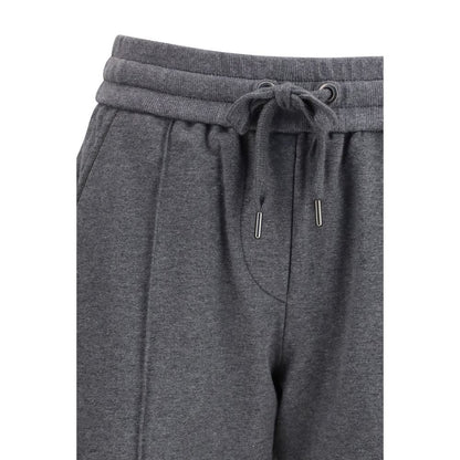 Pantaloni Casual Brunello Cucinelli In Cotone Grigio