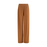 Pantalon décontracté marron en viscose Fabiana Filippi