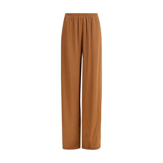 Fabiana Filippi Pantaloni Casual Marroni in Viscosa