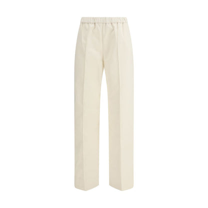 Fabiana Filippi Pantaloni Casual Beige in Cotone