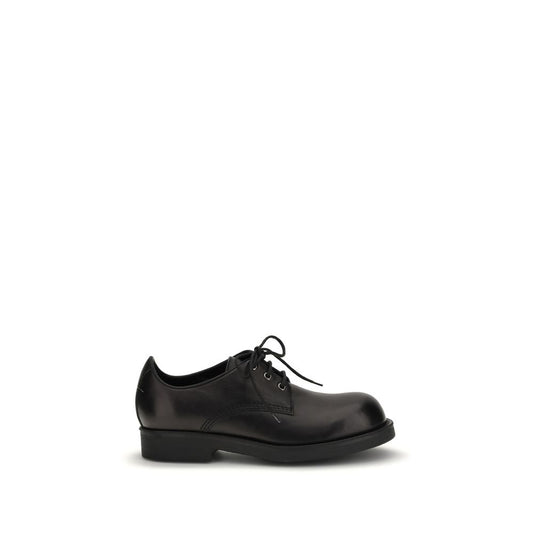 MM6 Scarpe stringate nere in pelle di vitello Bos Taurus