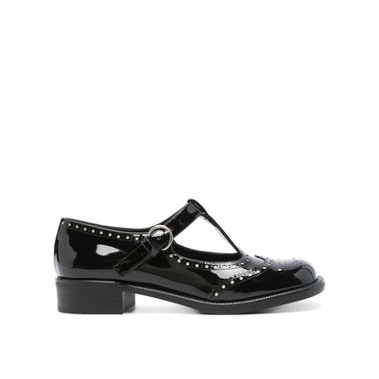 Ballerine in vitello nero Miu Miu