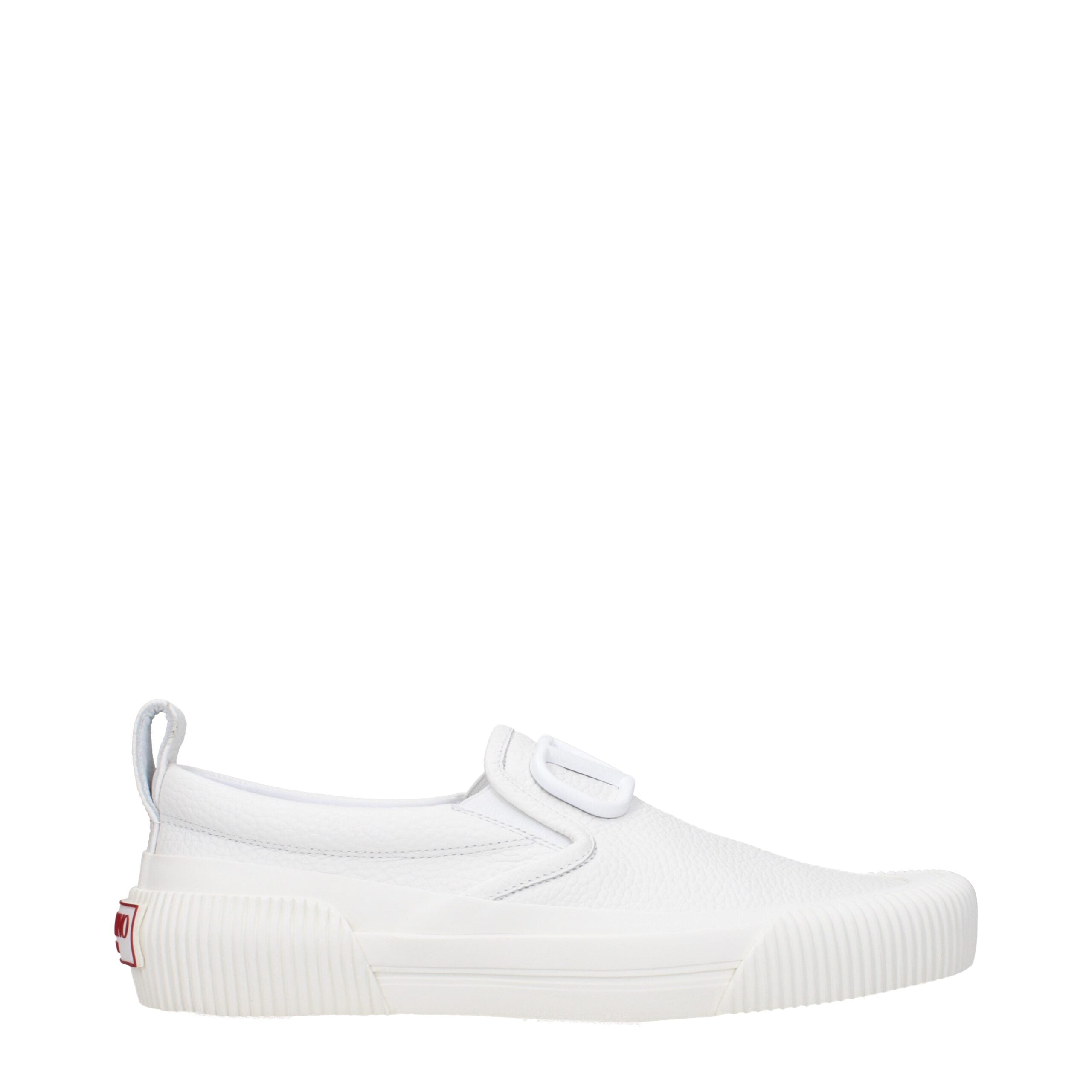 Mocassins à enfiler Valentino Garavani en cuir blanc