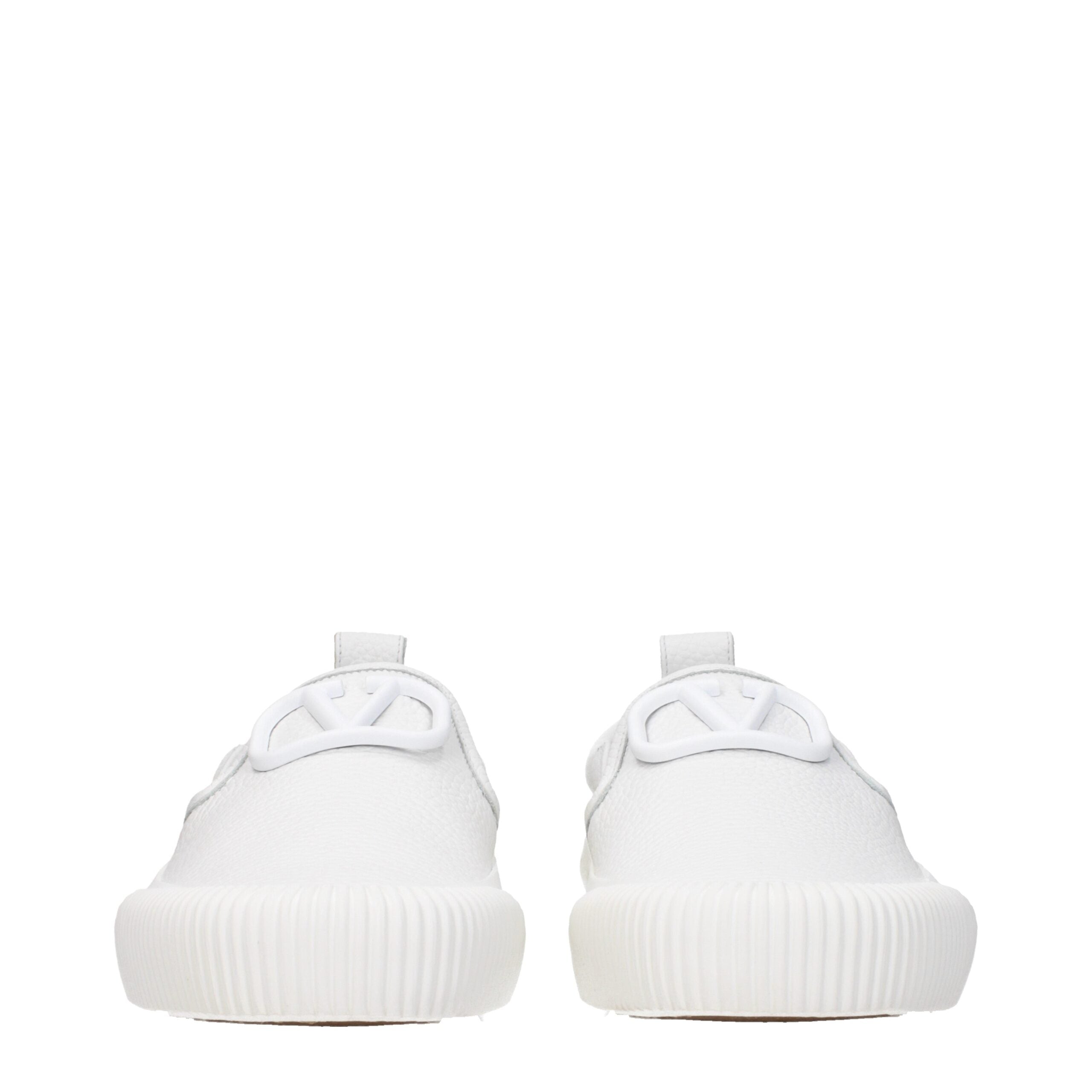 Mocassins à enfiler Valentino Garavani en cuir blanc