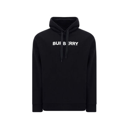 Felpa in cotone nero Burberry