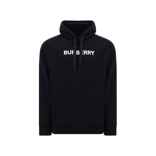 Felpa in cotone nero Burberry