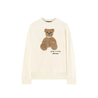 Sweat-shirt en coton blanc Palm Angels