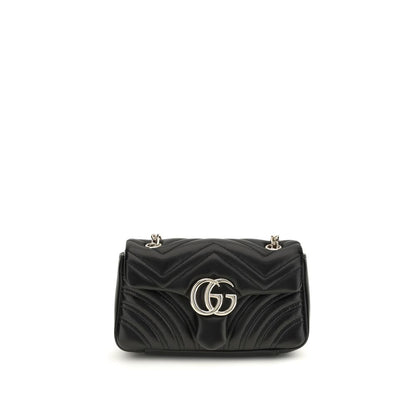 Borsa a spalla Gucci in pelle di vitello nera Bos Taurus
