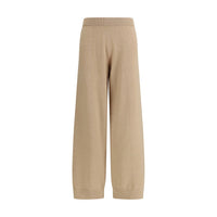 Fabiana Filippi Pantaloni Casual in Pile di Lana Beige