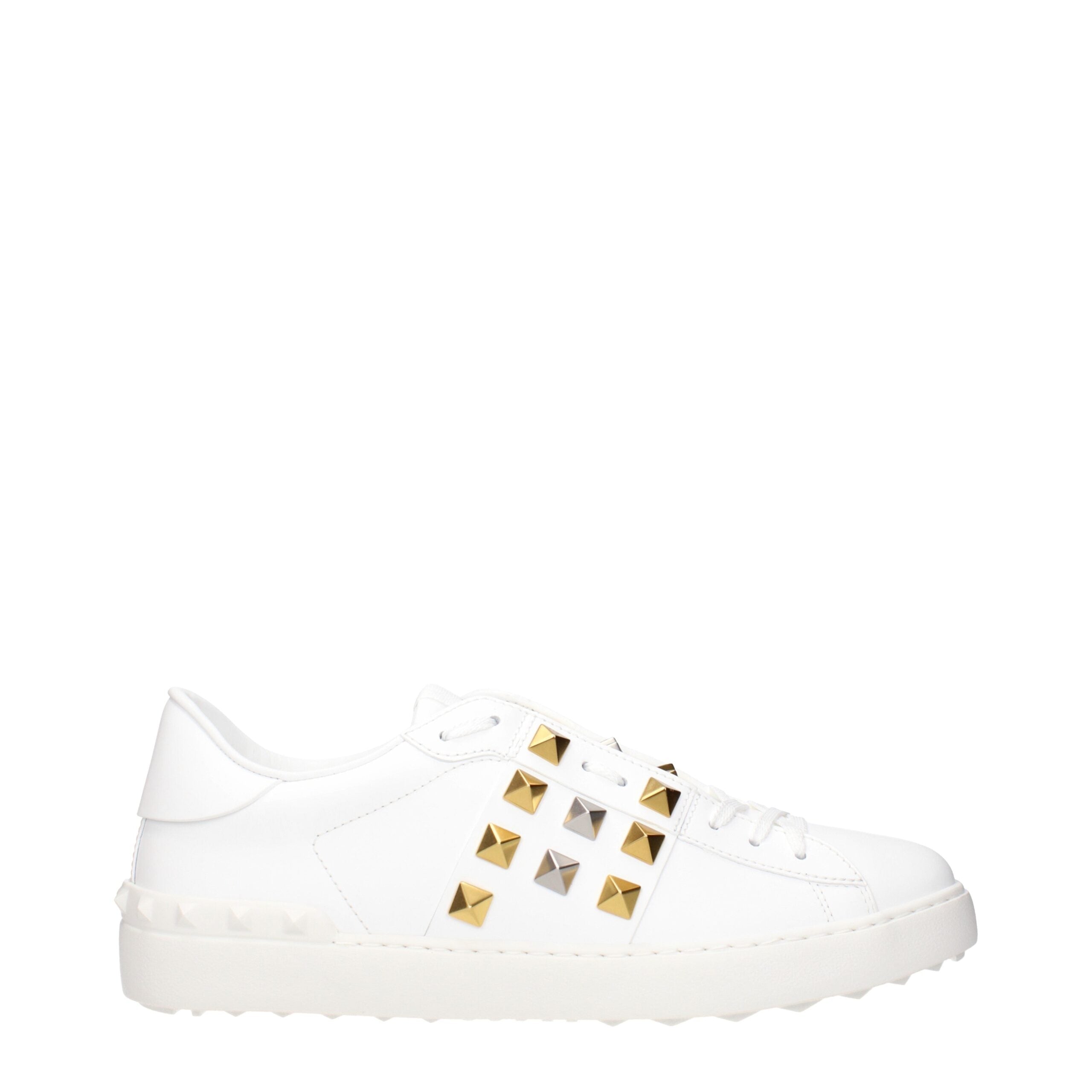 Baskets basses en cuir blanc Valentino Garavani