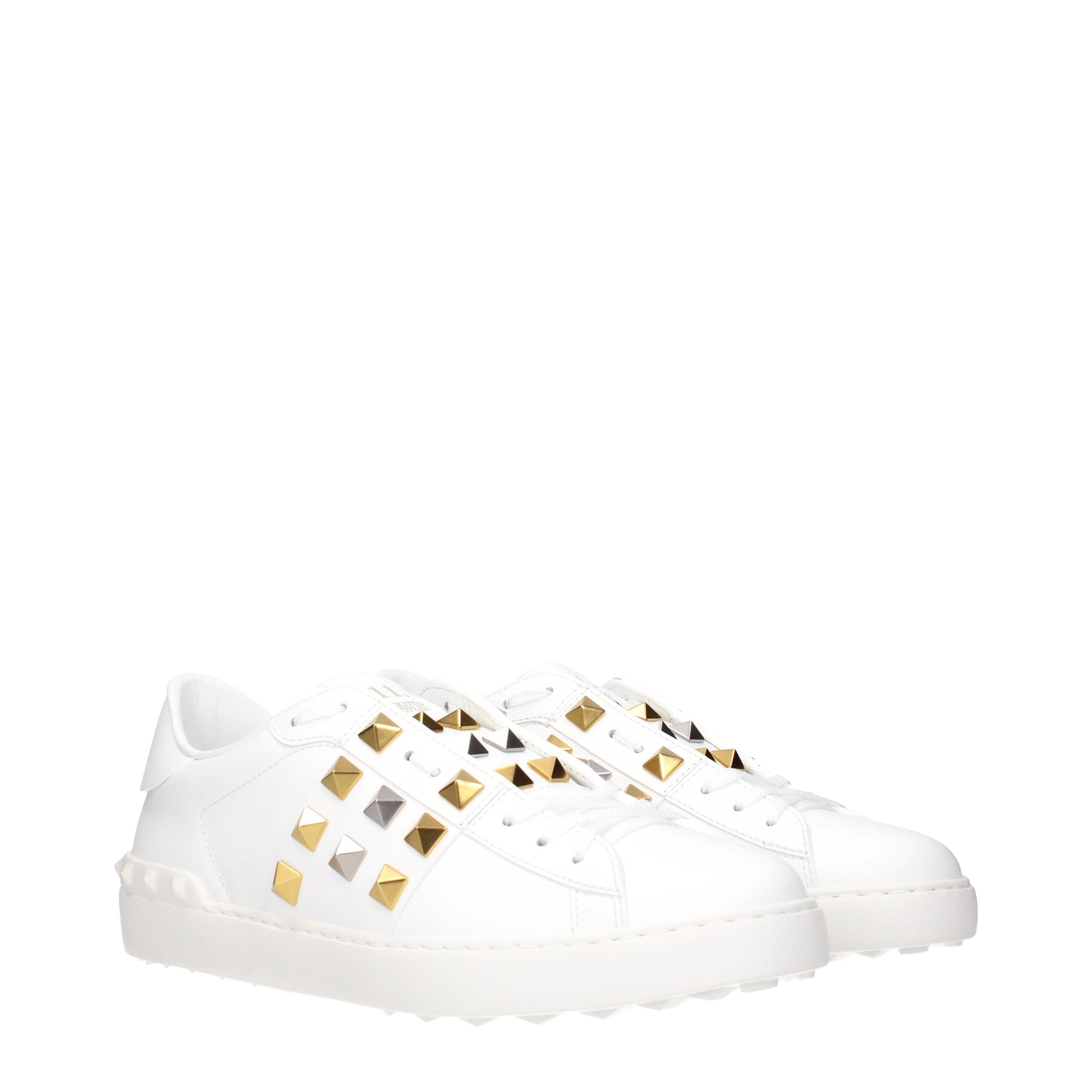 Baskets basses en cuir blanc Valentino Garavani