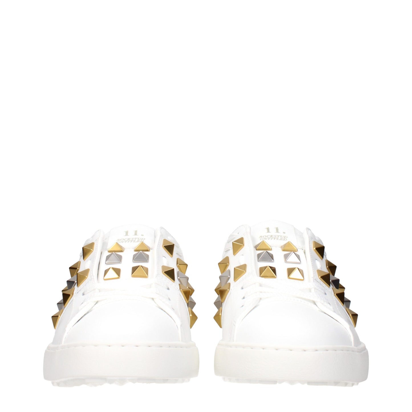 Baskets basses en cuir blanc Valentino Garavani